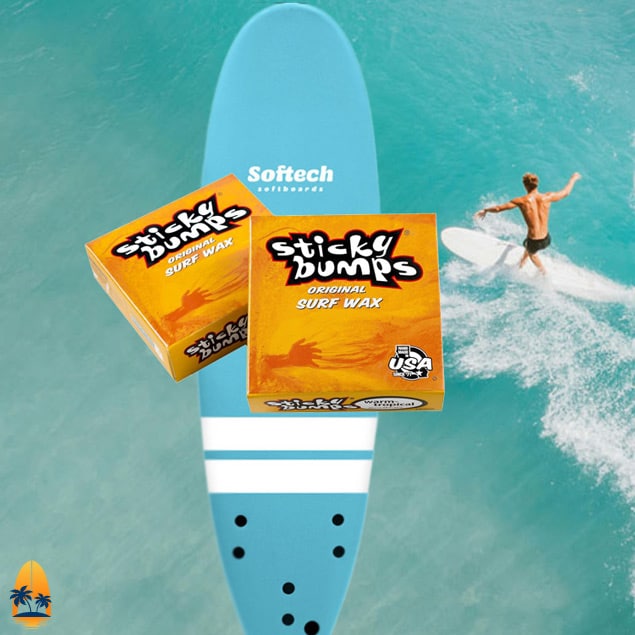 waxing-a-soft-top-surfboard